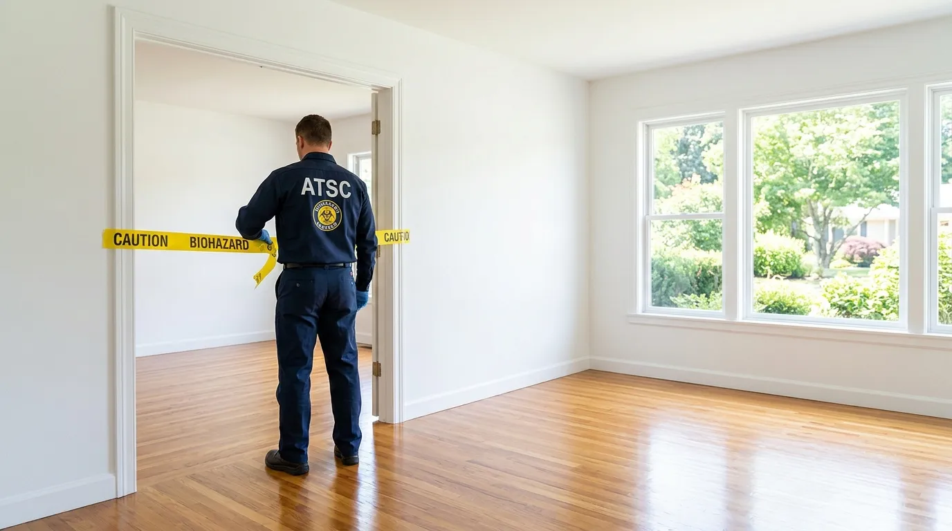 Certified biohazard cleanup crew performing Decomposition Cleanup in Garfield Heights